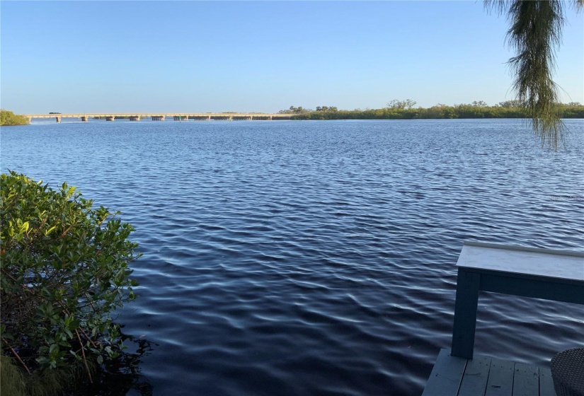 View of SR 64 from Dock