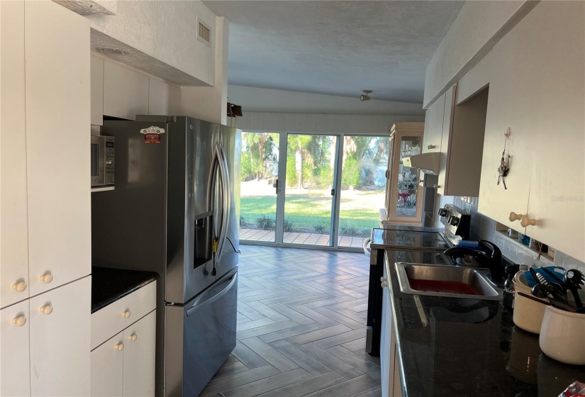 Galley Kitchen to Dining Room