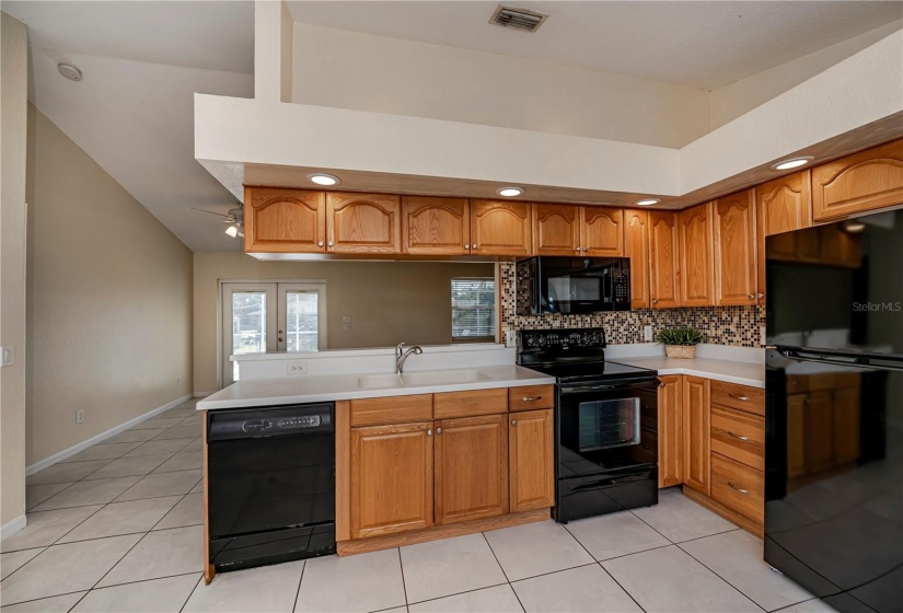 open concept kitchen