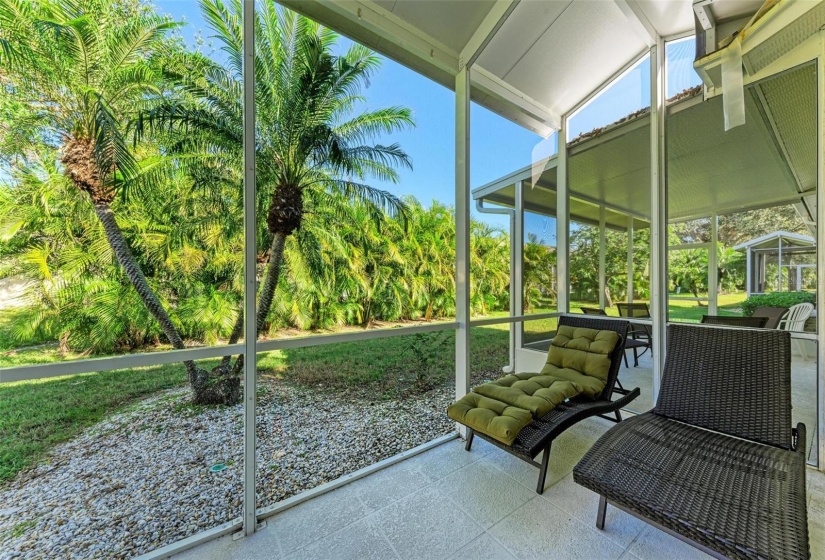 Screened patio