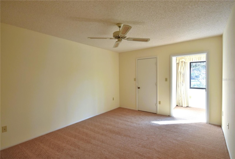 Master Bedroom has walk in closet