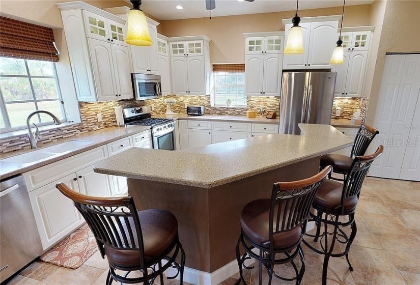 Kitchen of guest house side of Duplex at Tall Palms Ranch