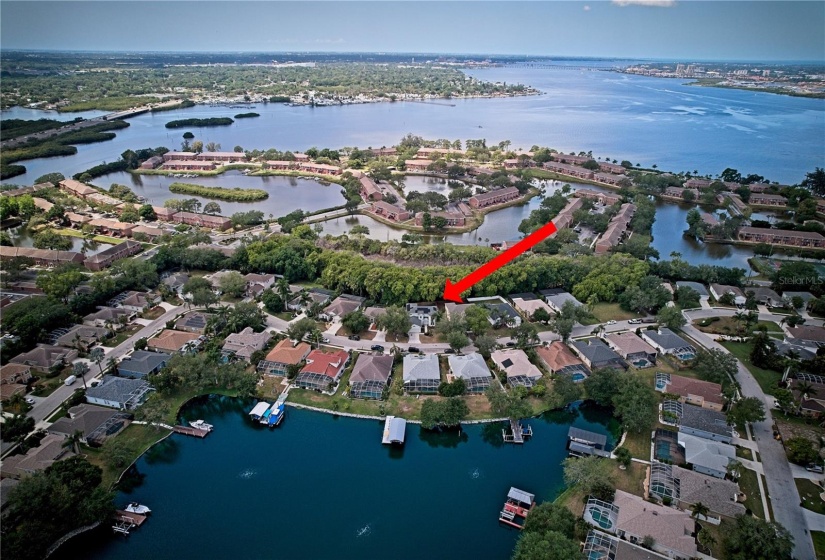 The Manatee River just a minutes boat ride from the ramp