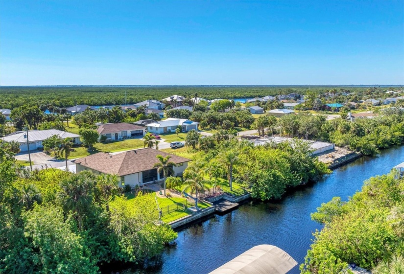 Rear Home View & Canal.