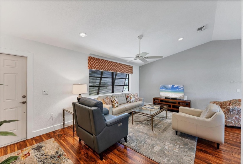 Living Room with High Ceilings.