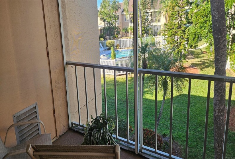 Lanai pool view