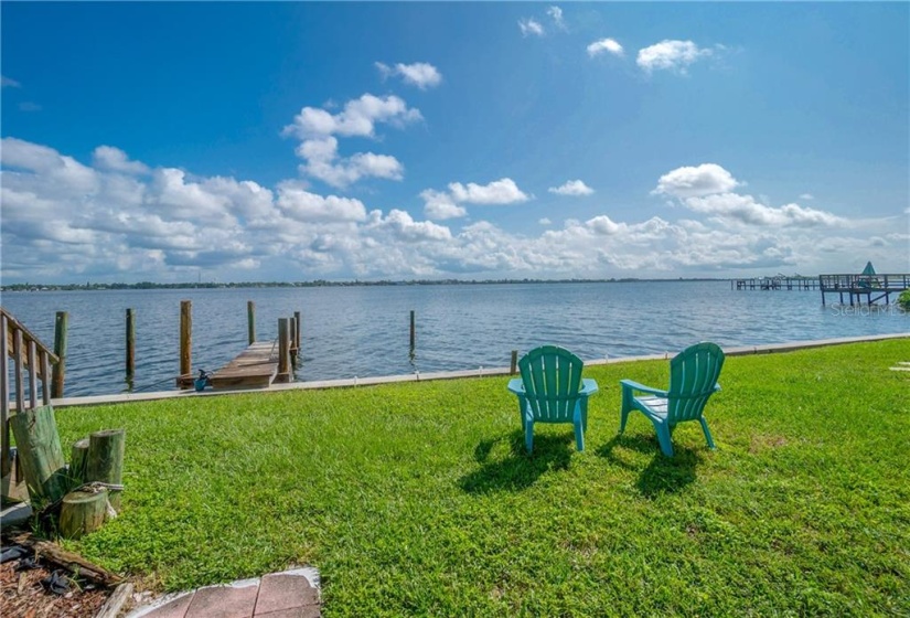 Just steps from your back door is Lemon Bay--the perfect spot to quietly observe dolphins, manatee, and many species of birds.