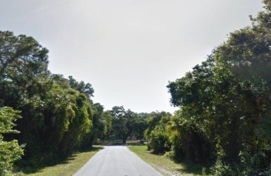 Lot is on left - Paved Road