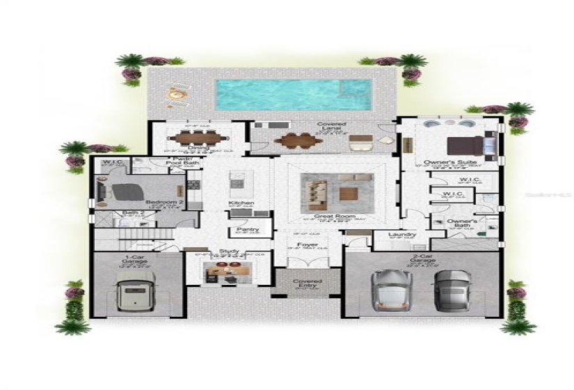 First Living Level Plan