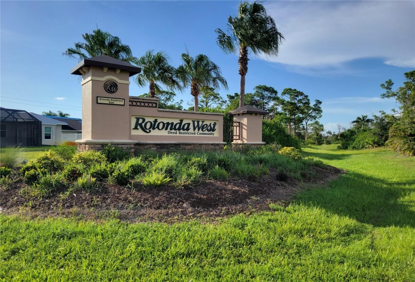 Rotonda West is a deed restricted golfing community.