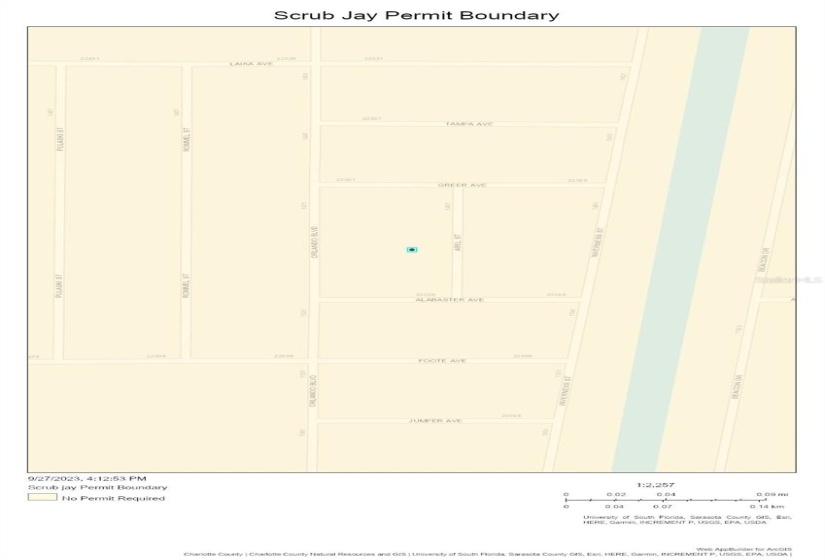 Scrub Jay Map