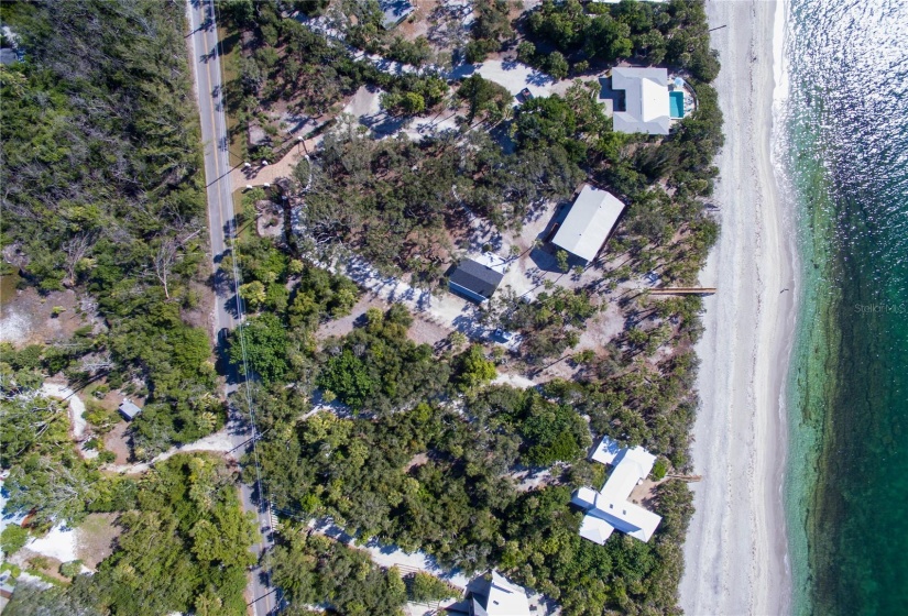 Overhead view of property