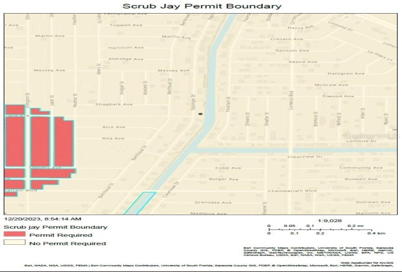 Scrub Jay Map