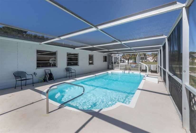 Enjoy yourselves swimming out back in your own private pool.