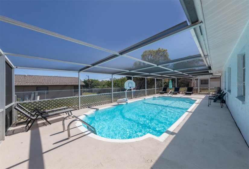 Pool view from a different angle.