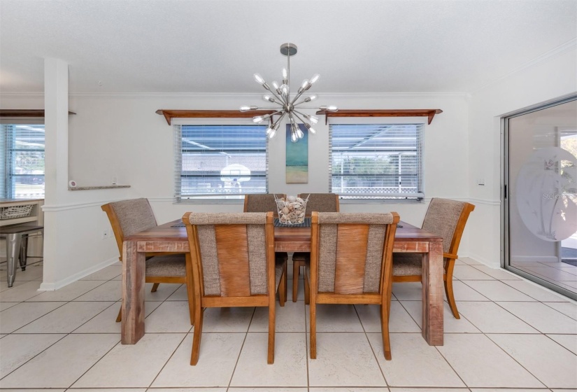 Dining table etc being left with the home.