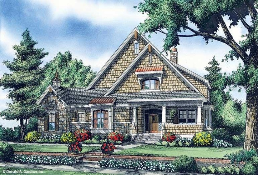 Sample front elevation for new construction