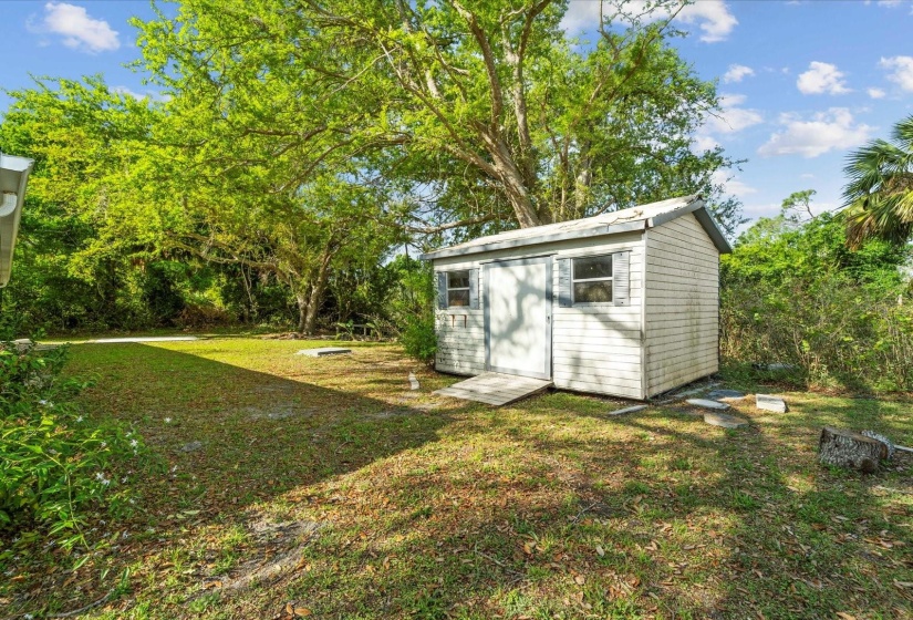 Shed for addition storage